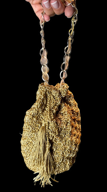 CARTERA DIANA TEJIDA A MANO- NOCHE