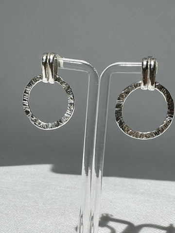 FR-3061- AROS PLATA ARGOLLAS TEXTURADAS M