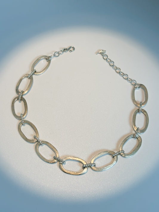 COLLAR FR-5040- CADENA PLATA EXTENSIBLE