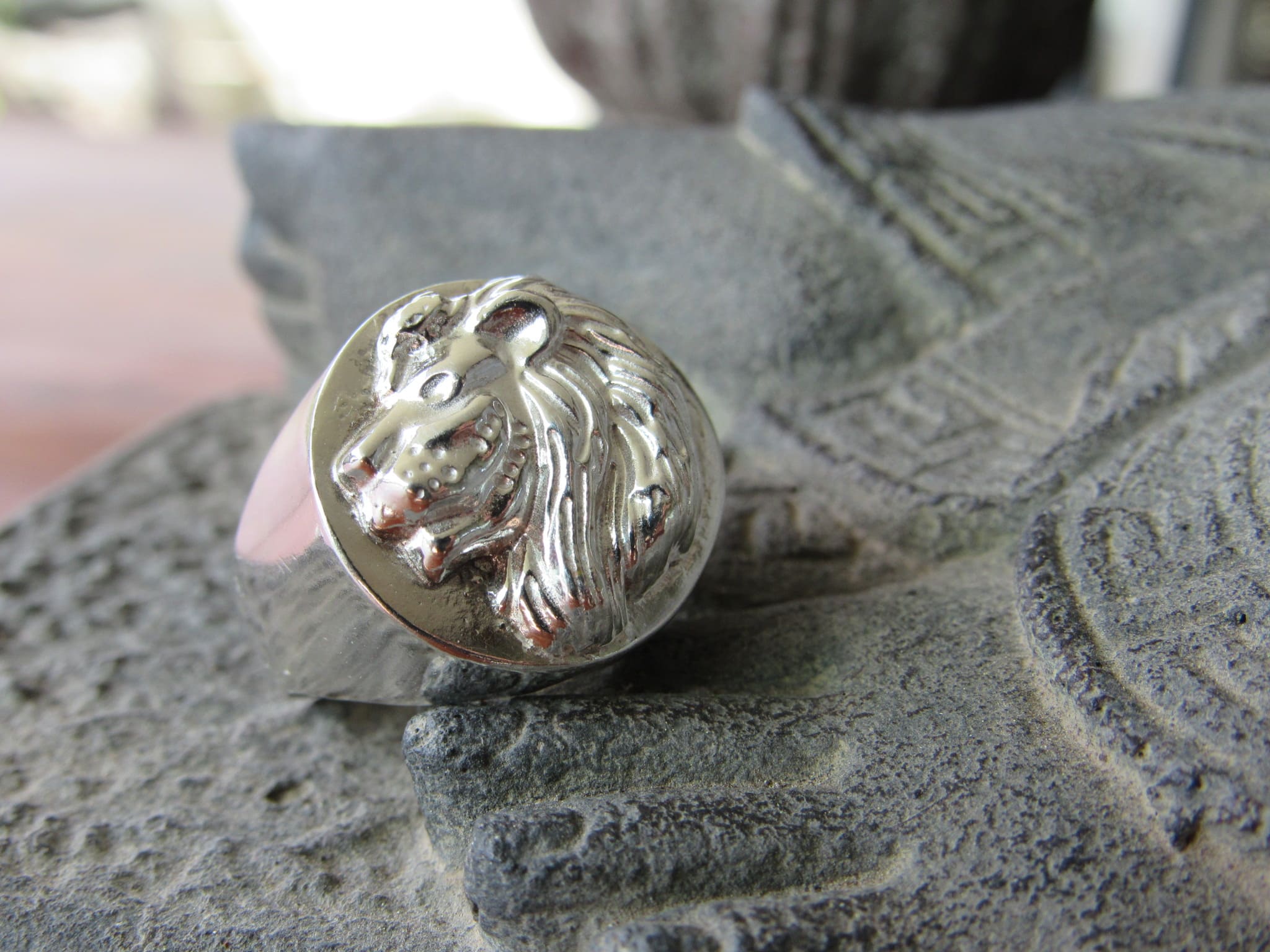 ANILLO FR0010- ANILLO PLATA SELLO LEON