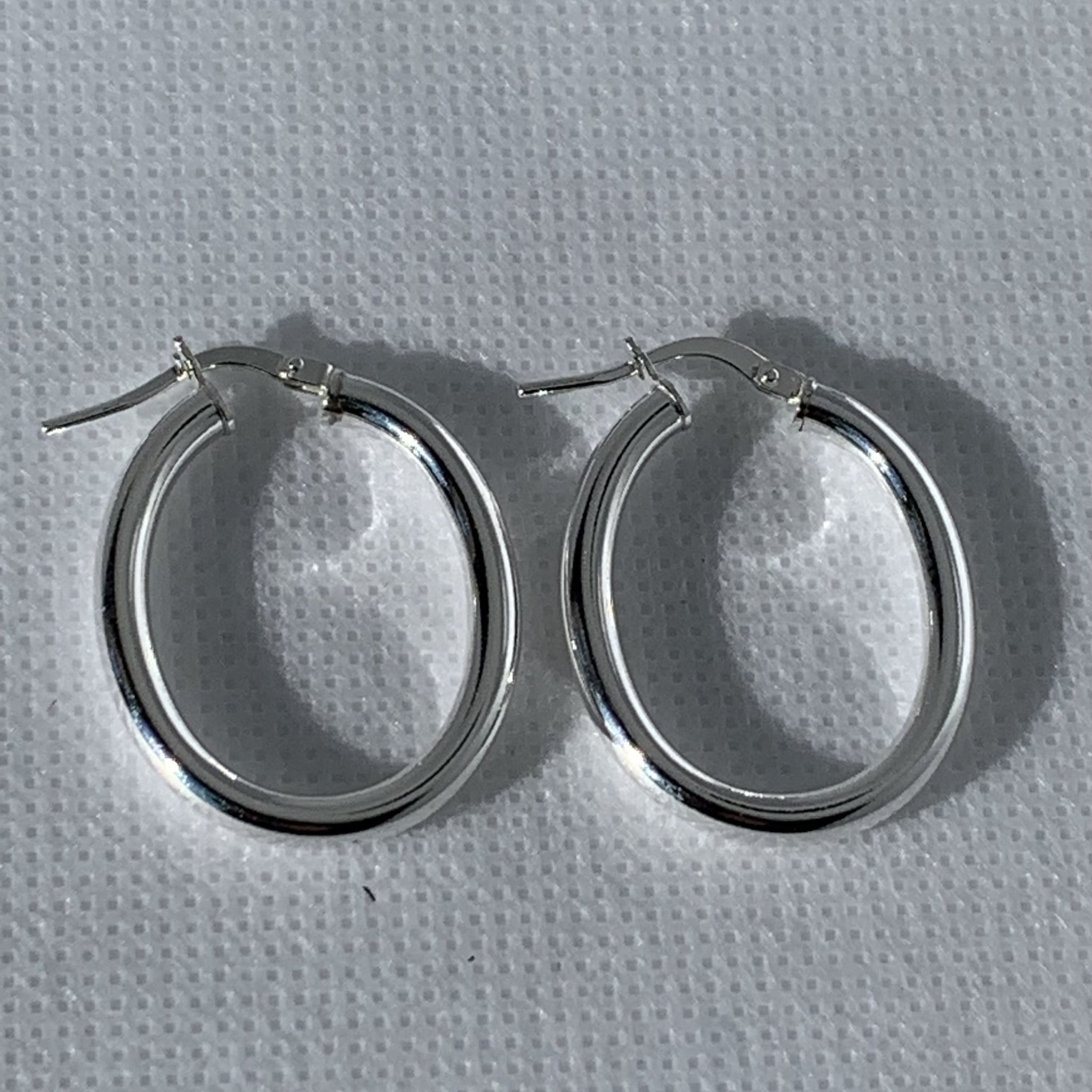 AROS-FR3021- ARGOLLAS DE PLATA TUBULAR DE PLATA ITALIANAS