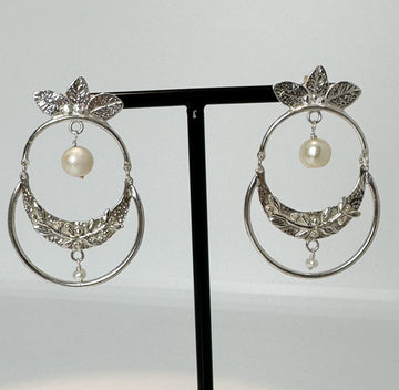 AROS BOHO- FR3066- PLATA PERLAS