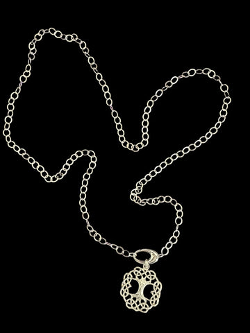 FR 5011- CADENA INGLESA GRAN BROCHE COLGANTE ARBOL DE LA VIDA