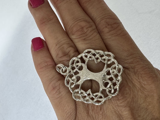 FR7014-  COLGANTE ARBOL DE LA VIDA PLATA